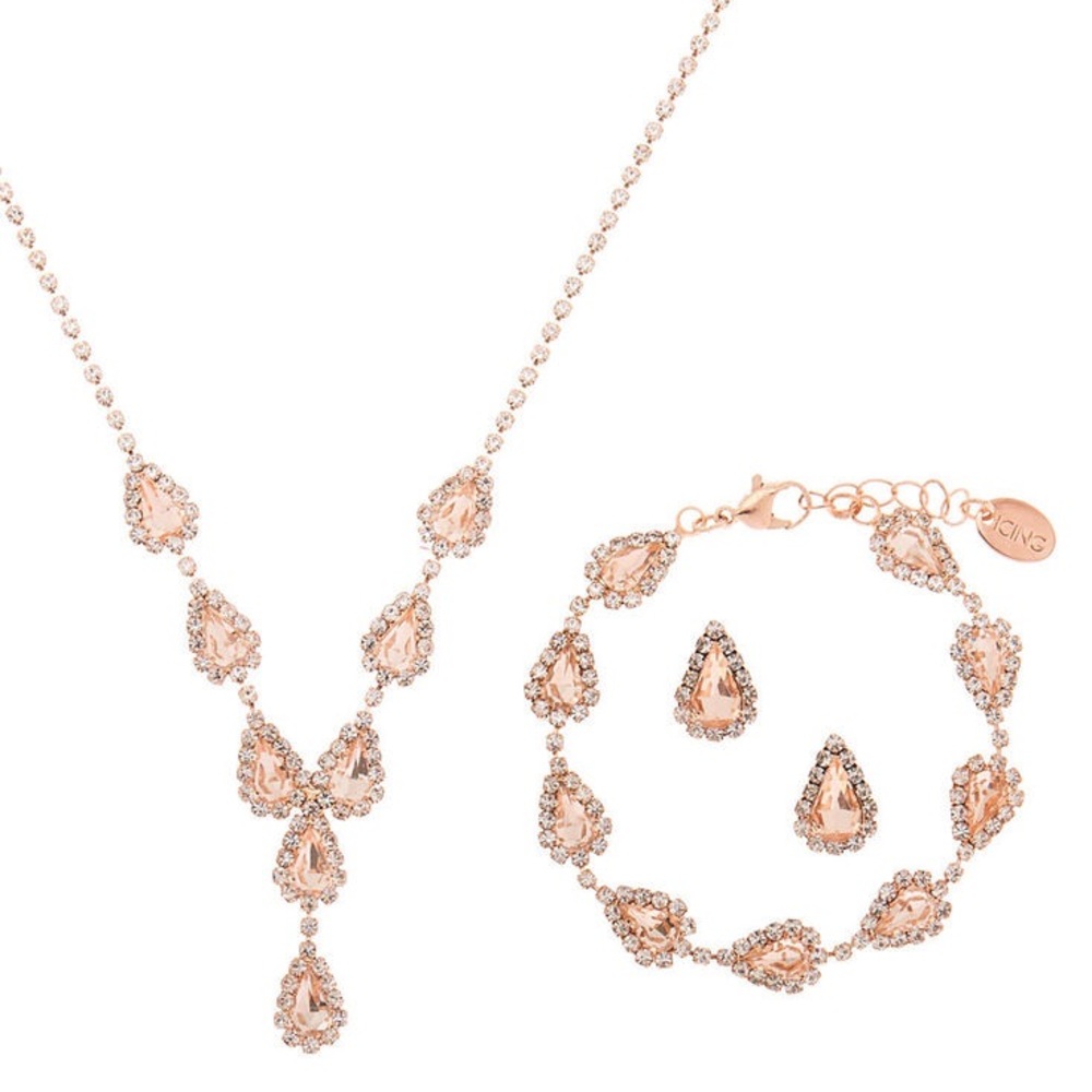 ✨ Rose Gold Teardrop Jewelry Set | NWT 💎